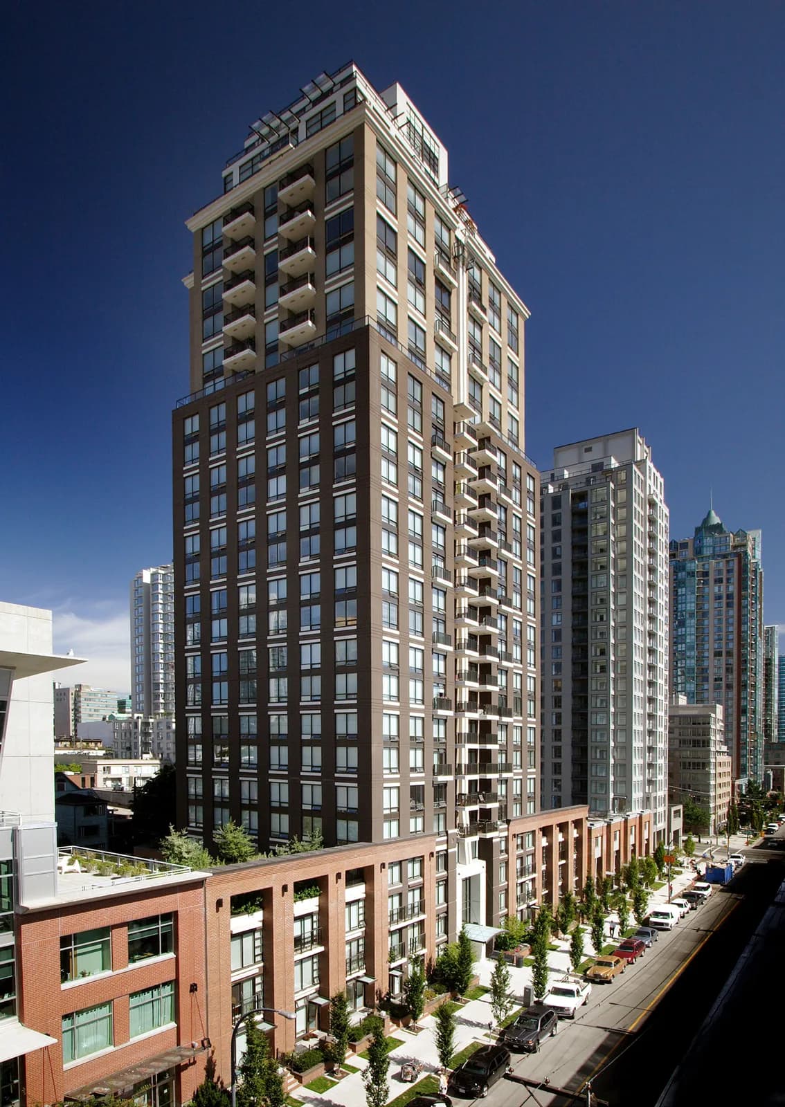 The Domus tower in Yaletown, Vancouver