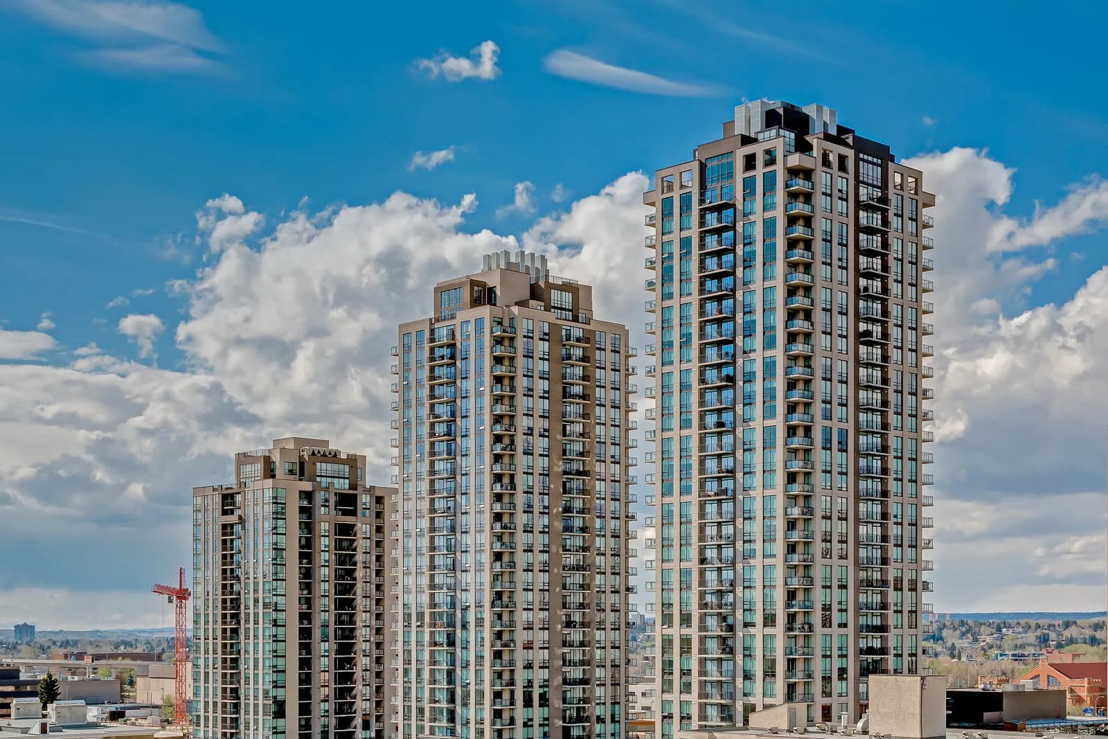 The Luna tower in the Calgary Beltline