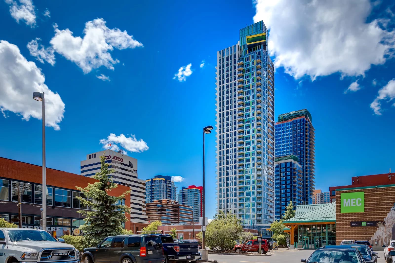 The Mark on 10th tower in the Calgary Beltline