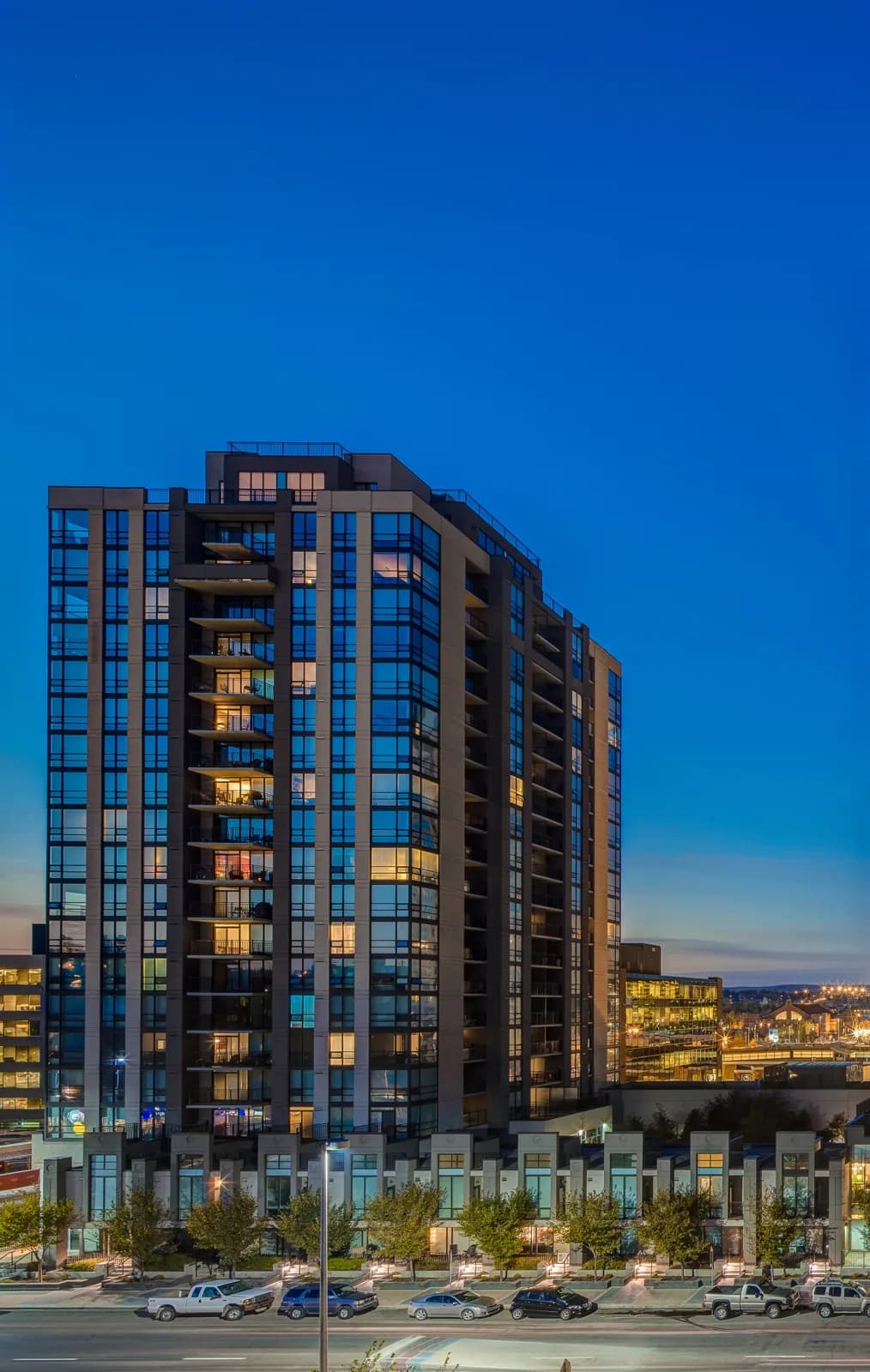 The Stella tower in the Calgary Beltline