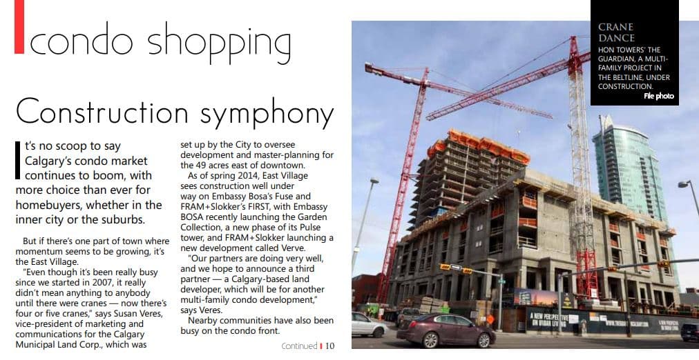 Condo shopping: Construction symphony