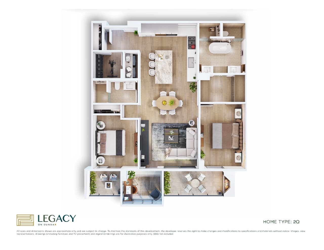 2 bed-2Q-Floorplan