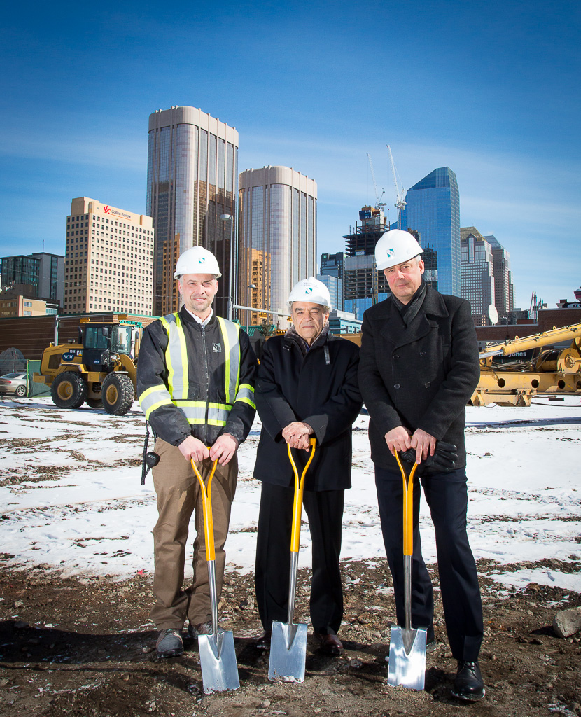 Global TV Calgary MARK on Tenth Ground Breaking Ceremony